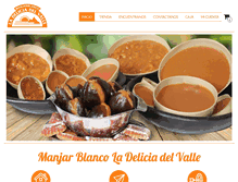 Tablet Screenshot of delivalle.com